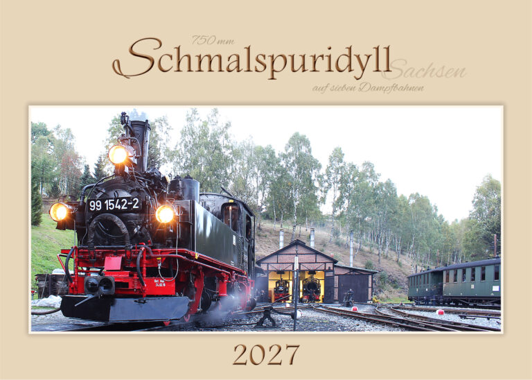 Kaelnder Schmalspuridyll Sachsen 2027 Deckblatt
